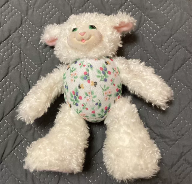 Fisher-Price 1998 Berrysue Lamb Plush Stuffed Animal Vintage 8"