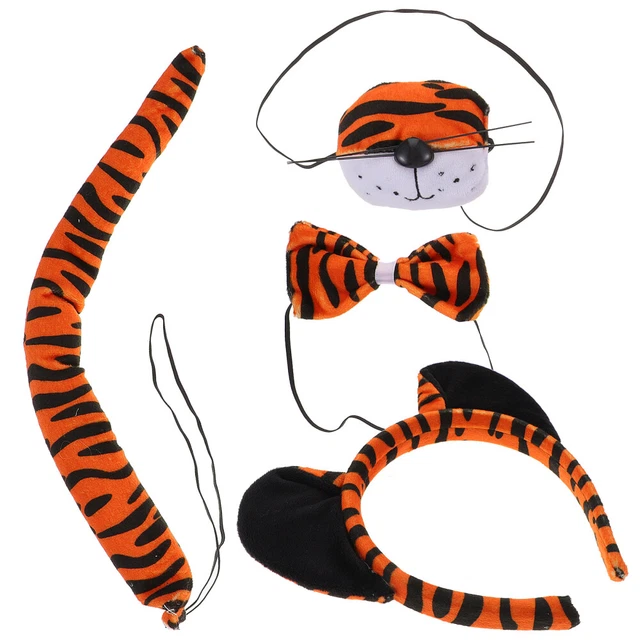 Costume Animale Coda Di Costume Tigre Tuta Tigre Costume Cosplay Accessori