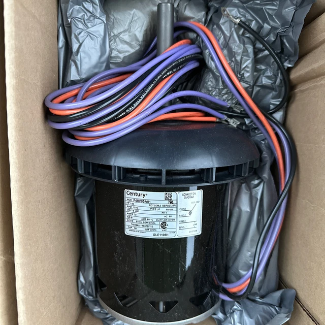 CENTURY Condenser Fan Motor, Permanent Split Capacitor (HH)