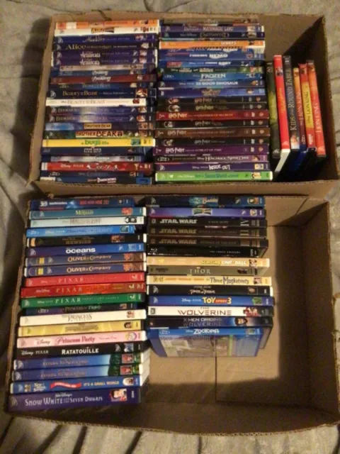 You Pick / Choose Blu Rays / Dvds - Disney Classics / Marvel / Star Wars Potter