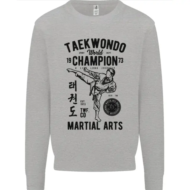 Taekwondo World Champion Martial Arts MMA Mens Sweatshirt Jumper