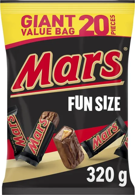 Mars Chocolate Party Share Bag 20 Pieces 320g-Au