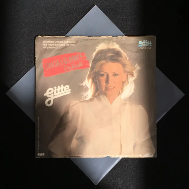 Gitte・Ungehemmt・Die Nacht・7" Vinyl・In perfect condition! 2