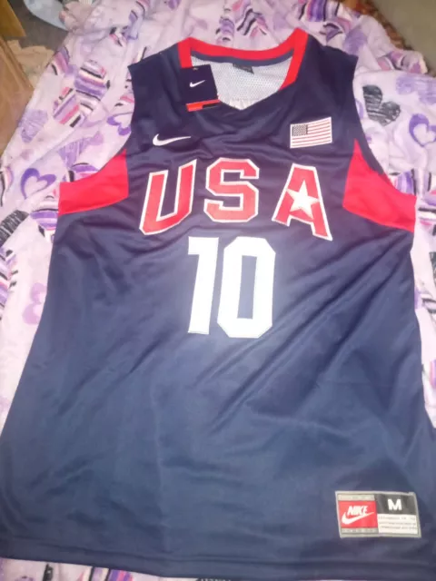 Nike Authentic Kobe Bryant Team USA 2008 Olympics Basketball Jersey Lakers  48 XL