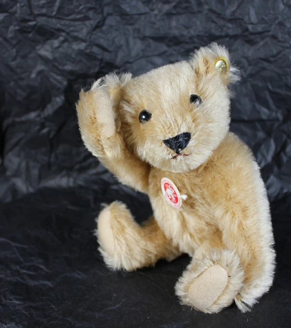 OURS ANCIEN PELUCHE 50 CM REMBOURRAGE PAILLE VINTAGE 1950 OLD TEDDY Bear M390 Imgx500 5394