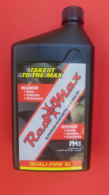 RedMax Quali-Fire 0 WT 51 Viscosity Kart Racing Oil 4-Quarts