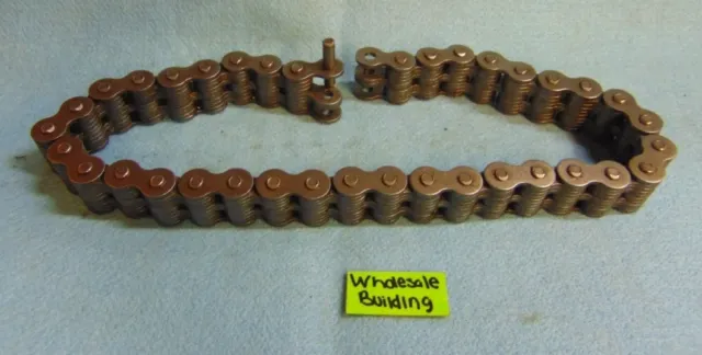 Rexnord Bl 500, Rexathletic Leaf Chain, 23-1/2" Long, 1" Wide, 3/4" Pitch