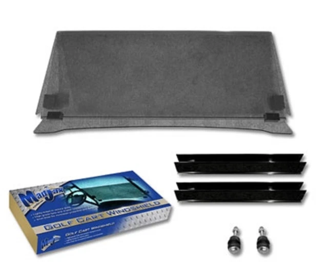 MADJAX Colorato Pieghevole Parabrezza Yamaha G29 Guida Golf Cart MJWS3000
