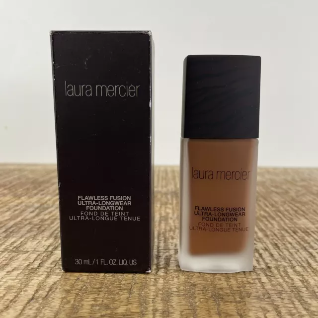 Base Laura Mercier Flawless Fusion Ultra-Longwear 6N2 Espresso 1 fl oz Nueva en caja