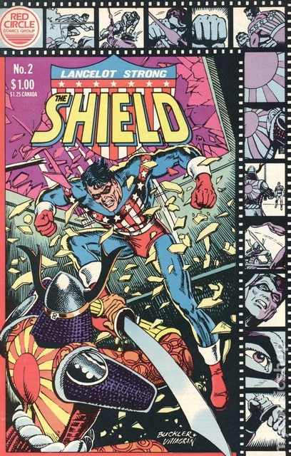 Lancelot Strong The Shield #2 FN 1983 Stock Image