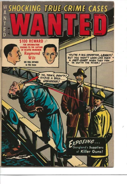 Wanted Comics #53 (1953) -- TRUE CRIME CASES -- GOLDEN AGE COMIC BOOK