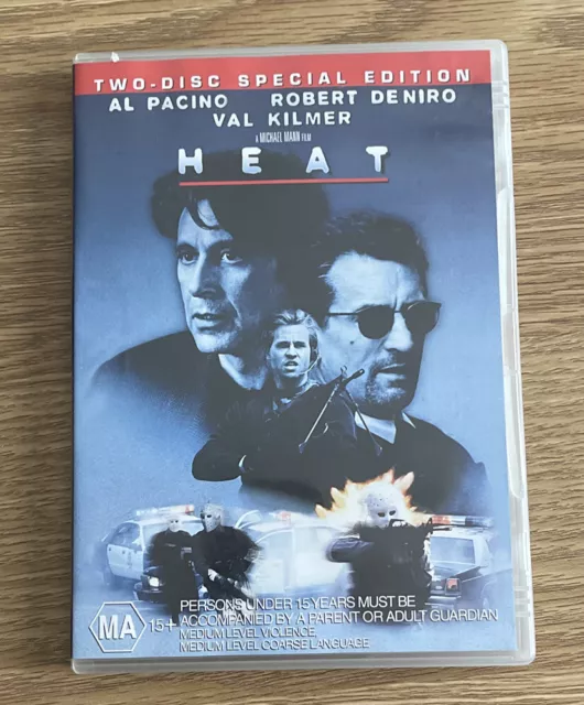 Heat (DVD 2005 2-Disc Set) Robert De Niro, Val Kilmer, Al Pacino Region 4