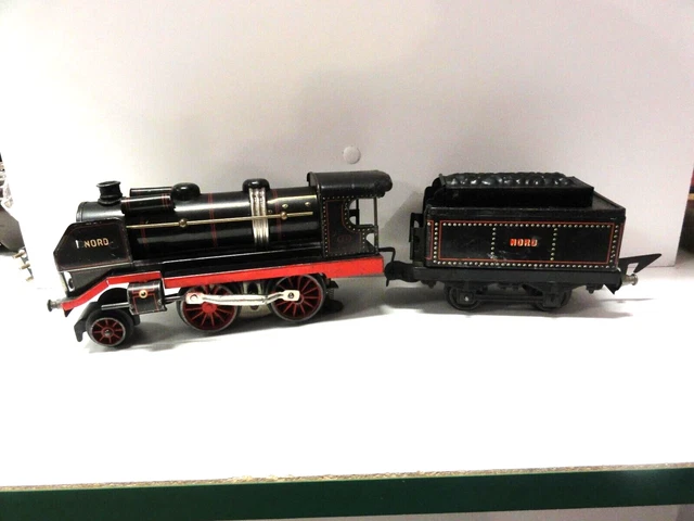 JEP ech 0 Locomotive vapeur 120 moteur S52 + tender NORD - moteur OK - OXYDATION