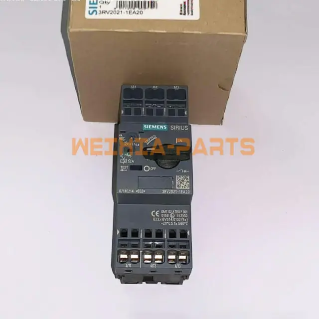 New 1PC Siemens 3RV2 021-1EA20 Circuit Breaker 3RV2021-1EA20