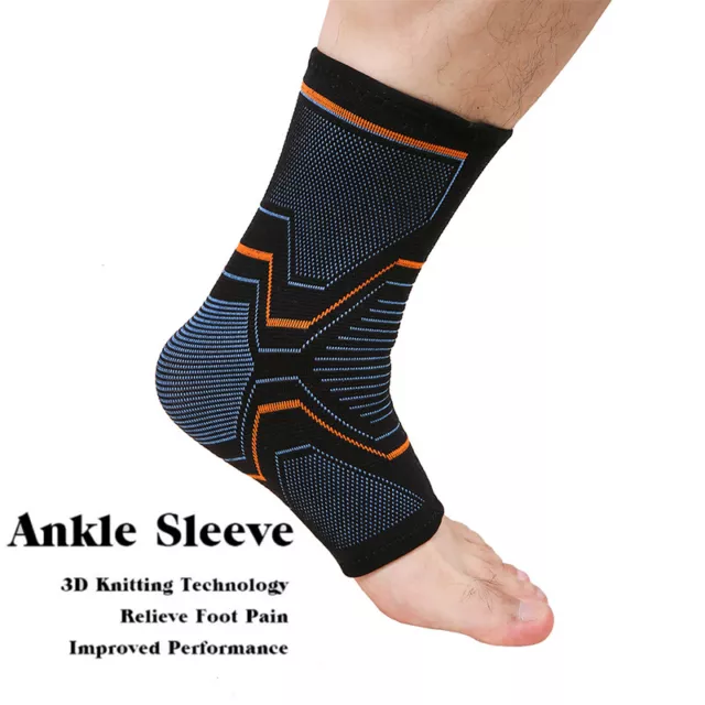 Ankle Brace Compression Support Sleeve Injury Recovery Joint Pain Sports So-hf