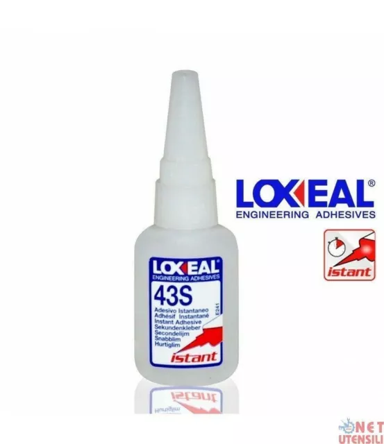 LOXEAL ISTANT 43S 20 gr ADESIVO ISTANTANEO COLLA UNIVERSALE ETILE