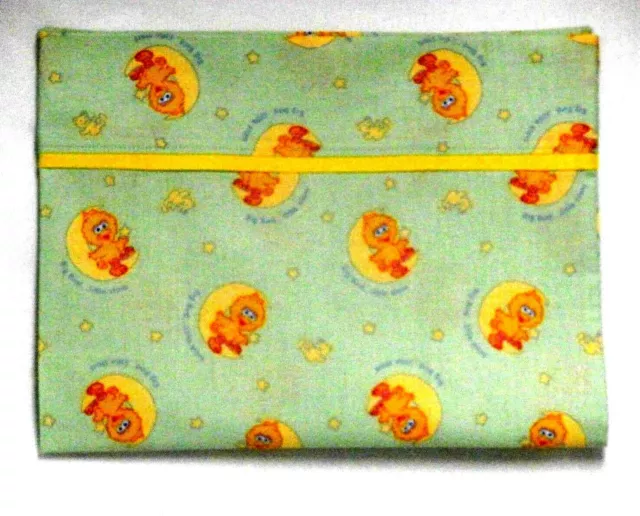 Toddler Pillowcase for Sesame Street on Mint Green 100%Cotton #SS19 New Handmade