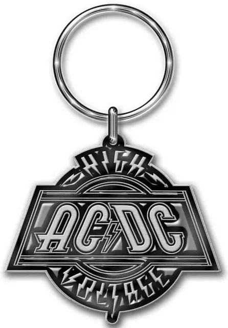 AC/DC Keyring High Voltage Keychain