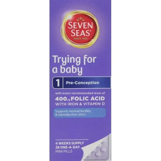 Seven Seas Trying For A Baby - 28 One-A-Day Mini Pills