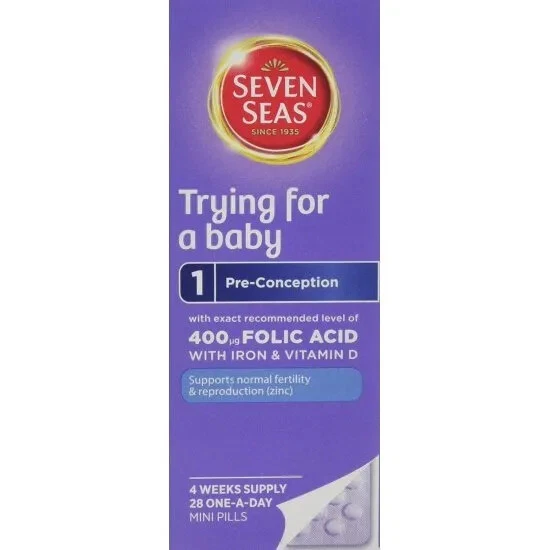 Seven Seas Trying For A Baby - 28 One-A-Day Mini Pills Seven Seas Trying For A Baby - 28 One-A-Day Mini Pills