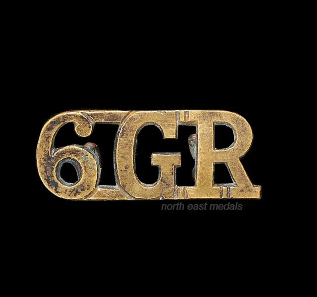 6th Gurkha Rifles '6GR' Shoulder Title Badge