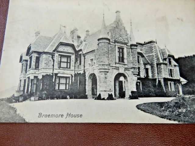 POSTCARD  MARKS   NOTED  Sir John Fowler; Braemore House near Ullapool,P9D40