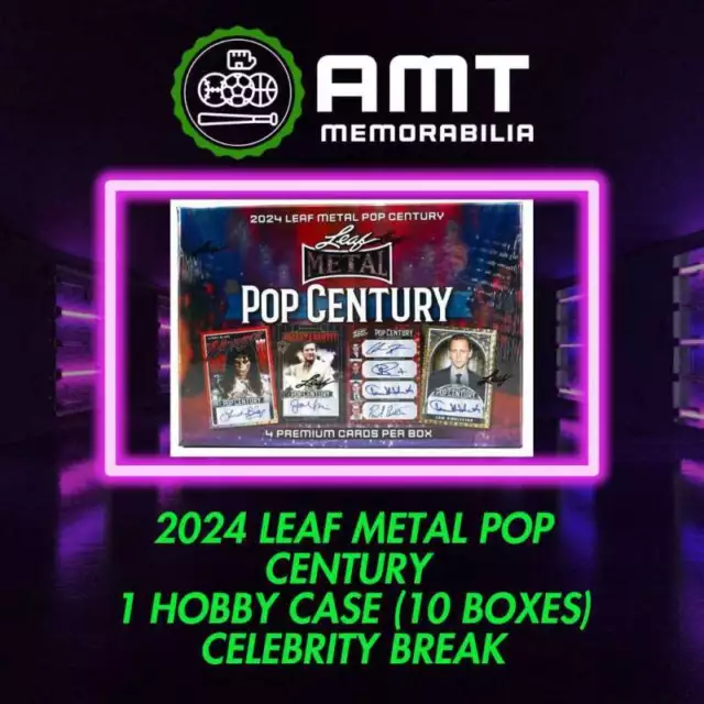 BRIE LARSON 2024 Leaf Metal Pop Century 1X Case 10X Box Break 31 2.99