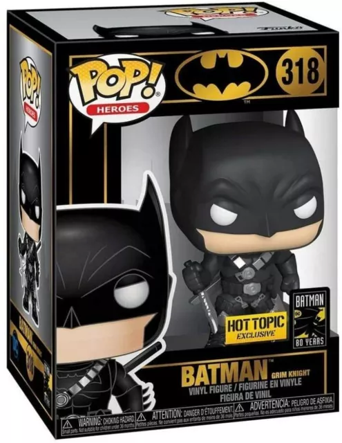 DC 80 Años - Batman Grim Knight Edición Especial Pop! Figura de héroe #318