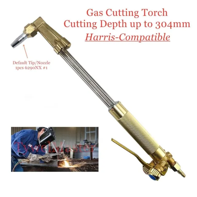 Gas Metal Cutter USA Style Harris-Compatible Oxygen Acetylene Torch Nozzle Tip