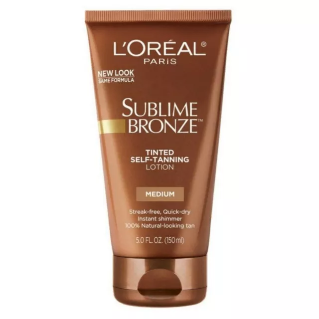 L'Oréal Paris Lotion autobronzante teintée Sublime Bronze, naturel moyen 5...