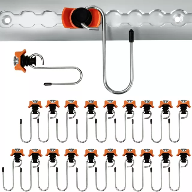 Fitting mit Haken für Airlineschienen belastbar bis 50kg 1 -20 Stück Airline