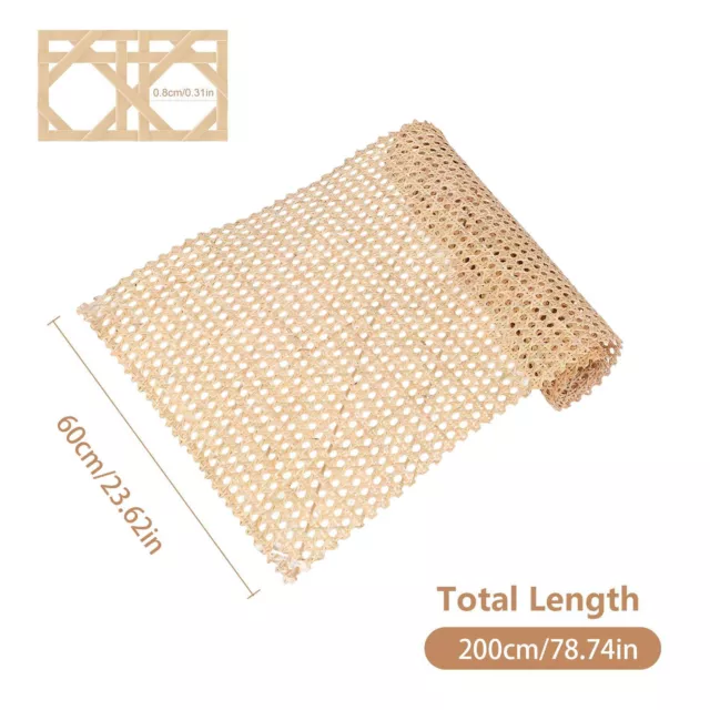 5SIZE Rattan Woven Tape Woven Open Grid Cane For Furniture Cabinet Chair Ceiling