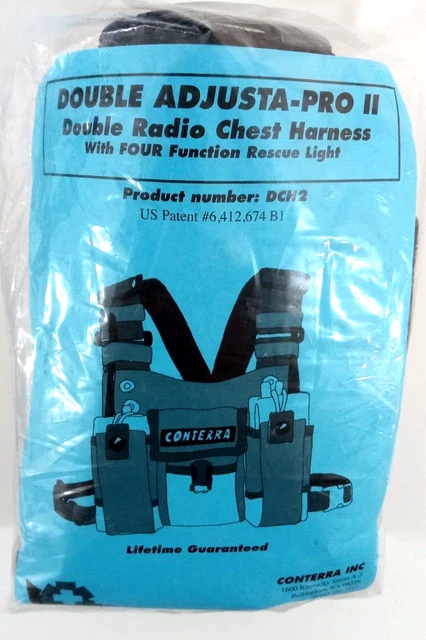 Conterra Double Adjusta-Pro II Radio Chest Harness   New