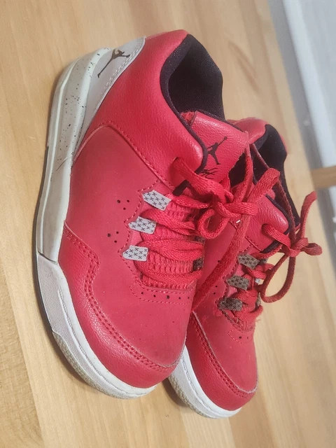 ✅️Jordan Flight Origin 2 University Red Black Size 9C Toddler Shoes 705162 601