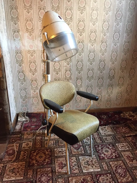Vintage Salon Hooded Hair Dryer RETRO HAIR DRYER Hood Salon Floor