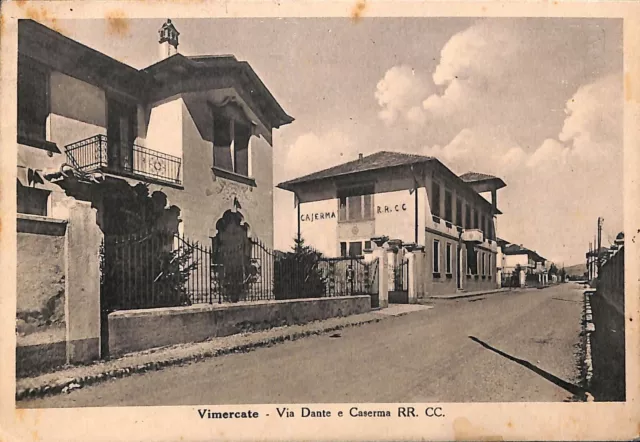 ac4317 - CARTOLINA D'EPOCA - Milano Provincia - VIMERCATE  1943