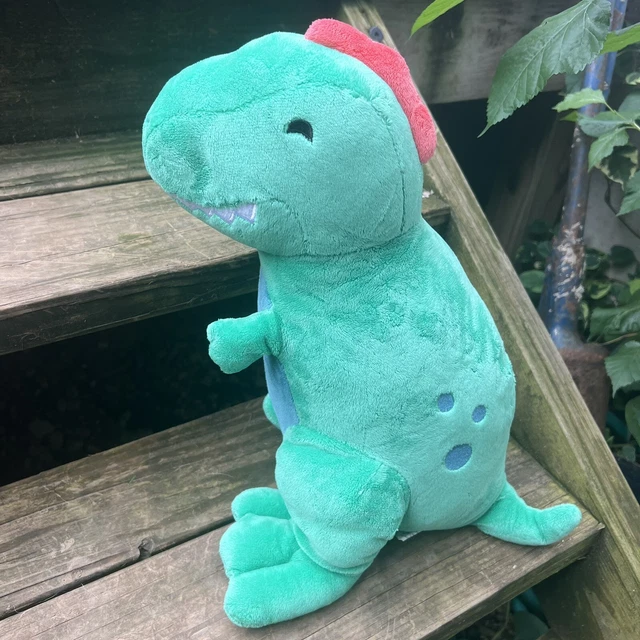 PILLOWFORT PLUSH 16& Green Tyrannosurus Rex TRex Dinosaur Dino Pillow