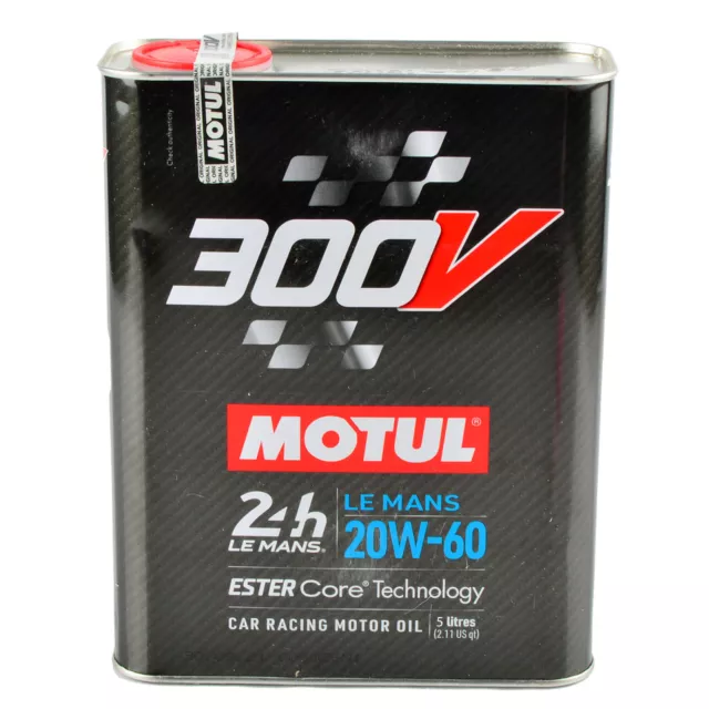 5L MOTUL 300V LE MANS 20W60 Motoröl Ester Core Rennsport Motorsportöl 110828