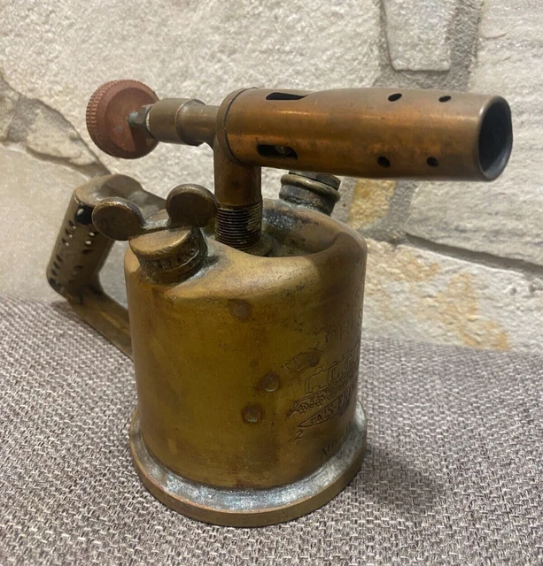 Lampe à Souder Ancienne Express Rapide – Chalumeau Laiton Sievert Apparater – Occasion