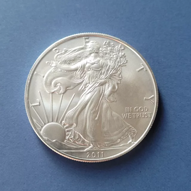 2011 American Silver Eagle 1 Oz. Pure Fine Silver 999 Bullion Coin