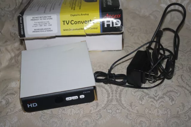 Access HD-TV Converter Digital to Analog NO REMOTE Model DTA1030D in BOX