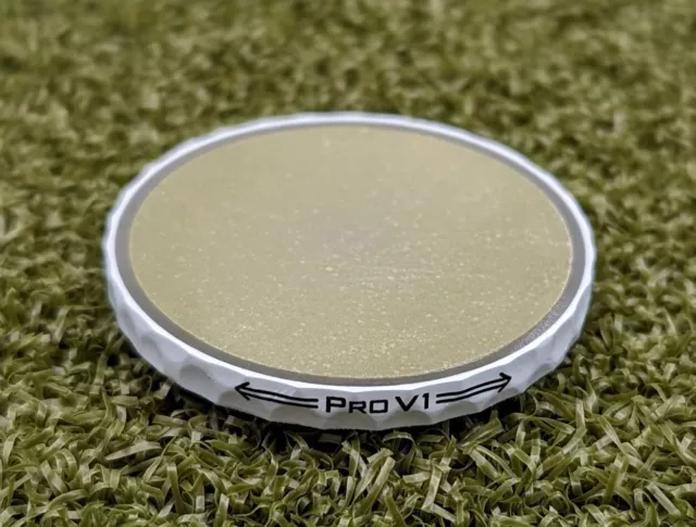 Titleist Pro V1 Real Golf Ball Marker Cross Section Poker Chip Style Prov1...