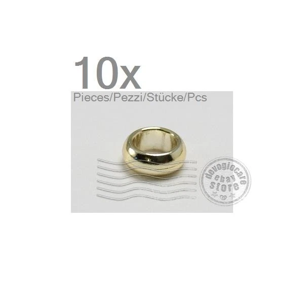 10X LEGO 11010 Ring (Lord of the Rings) 1x1 Chrome Gold 6009771