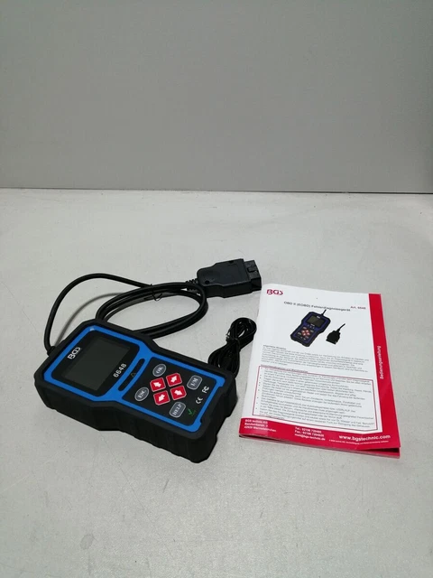 BGS 6648 | OBD 2 (EOBD) Fehler-Diagnosegerät | Klartext-Fehlercode | Auto-Scanner / Code-Leser