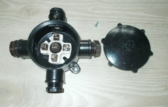 Lichtschalter Bakelit, Aufputz, Drehschalter, Deisting