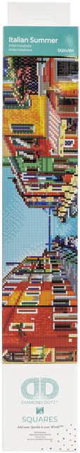 Diamond Dotz Diamond Cuadrado Diamond Dotz Facet Art Kit 14.57""X20.28""-Verano Italiano -DQ10004