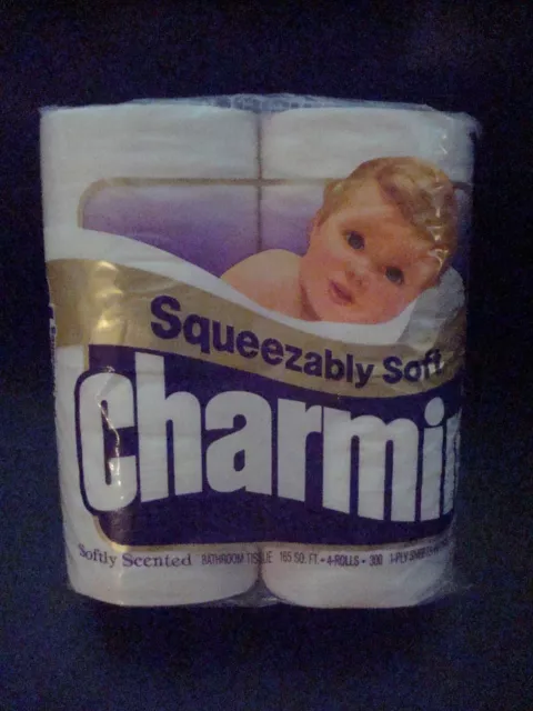 Vintage 1980s Charmin Beige Toilet Paper 6-pack Sealed NOS NEW Tv Movie  Prop