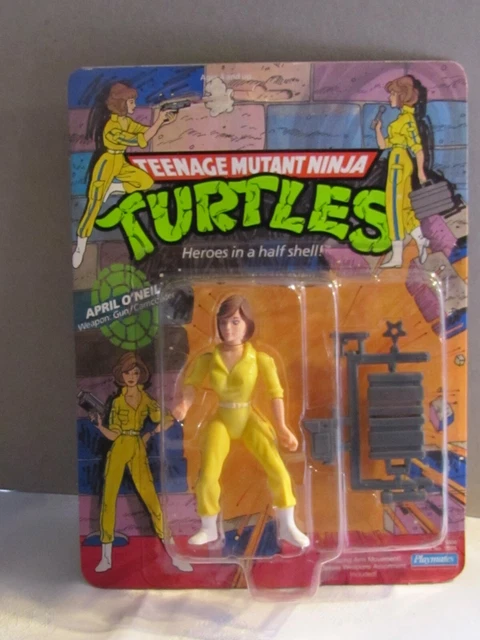 Vintage 1988 Playmate Teenage Mutant Ninja Turtles April O'neil Unpunched