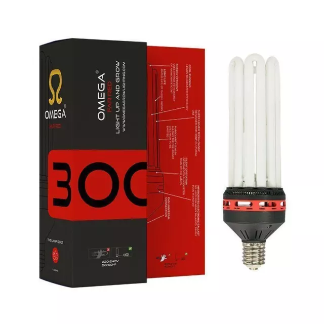 OMEGA FAR RED 125W 200W 300W 450W CFL Bulbs High Output Hydroponics