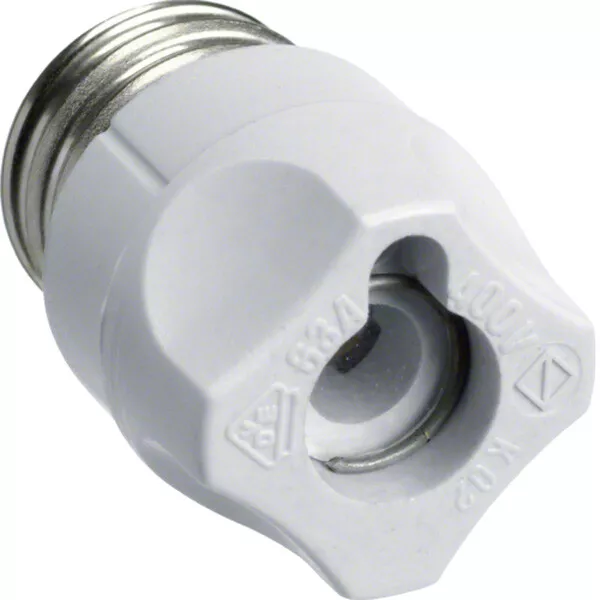 Hager LE18SI Bouchon à Vis D02 E18 en Plastique Avec Prüfloch 63A